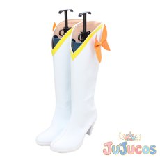 画像3: 大森ゆうこ(キュアハニー)　コスプレ靴　ハピネスチャージプリキュア!　コスプレブーツ　JUJUcosplay (3)