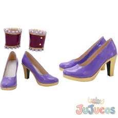 画像1: 風沢そらと　コスプレ靴　アイカツ！フォトonステージ！！　コスプレブーツ　JUJUcosplay (1)