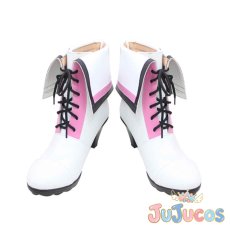 画像2: MORE MORE JUMP！　桃井愛莉　コスプレ靴　プロジェクトセカイ カラフルステージ！ feat. 初音ミク　コスプレブーツ　JUJUcosplay (2)