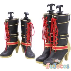 画像1: VTuber　葛葉（くずは）　女体化　性転換　コスプレ靴　バーチャルYouTuber　コスプレブーツ　JUJUcosplay (1)