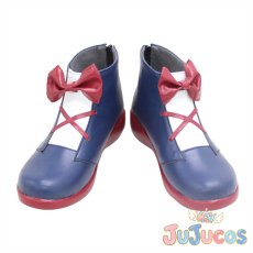 画像2: VTuber　笹木咲　三周年　制服　コスプレ靴　バーチャルYouTuber　コスプレブーツ　JUJUcosplay (2)