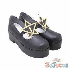 画像3: Vtuber　紫咲シオン　通常衣装　コスプレ靴　バーチャルYouTuber　コスプレブーツ　JUJUcosplay (3)