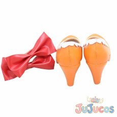 画像4: 華満らん　コスプレ靴　デリシャスパーティ?プリキュア　コスプレブーツ　JUJUcosplay (4)