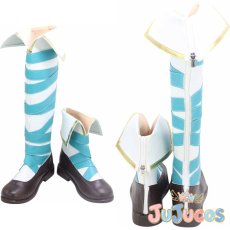 画像1: メジロアルダン　勝負服　コスプレ靴　ウマ娘プリティーダービー　コスプレブーツ　JUJUcosplay (1)