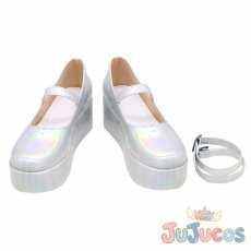 画像2: Vtuber　NEEDY GIRL OVERDOSE　超絶最かわてんしちゃん　コスプレ靴　バーチャルYouTuber　コスプレブーツ　JUJUcosplay (2)