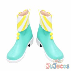 画像2: Liella!　澁谷かのん　常夏☆サンシャイン　コスプレ靴　ラブライブ！スーパースター!!　コスプレブーツ　JUJUcosplay (2)