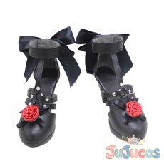 画像2: Vtuber　卯月コウ　コスプレ靴　バーチャルYouTuber　コスプレブーツ　JUJUcosplay (2)