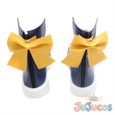 画像4: 鏡音リン　誕生10周年記念　コスプレ靴　VOCALOID(ボーカロイド)　コスプレブーツ　JUJUcosplay (4)