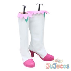 画像3: 和実ゆい(キュアプレシャス)　コスプレ靴　デリシャスパーティー?プリキュア　コスプレブーツ　JUJUcosplay (3)