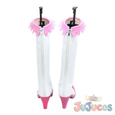 画像4: 和実ゆい(キュアプレシャス)　コスプレ靴　デリシャスパーティー?プリキュア　コスプレブーツ　JUJUcosplay (4)