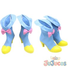 画像1: 芙羽ここね(キュアスパイシー)　コスプレ靴　デリシャスパーティー?プリキュア　コスプレブーツ　JUJUcosplay (1)