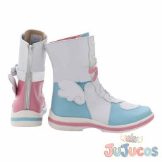 画像4: VTuber　天宮こころ　新衣装　コスプレ靴　バーチャルYouTuber　コスプレブーツ　JUJUcosplay (4)