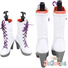 画像1: リリ　コスプレ靴　鉄拳7　コスプレブーツ　JUJUcosplay (1)