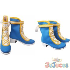 画像1: あんスタ　スカウト！ホワイトブリム　姫宮桃李　コスプレ靴　あんさんぶるスターズ！　コスプレブーツ　JUJUcosplay (1)