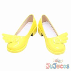 画像2: 木之本桜　エンジェルクラウン　コスプレ靴　カードキャプターさくら　コスプレブーツ　JUJUcosplay (2)