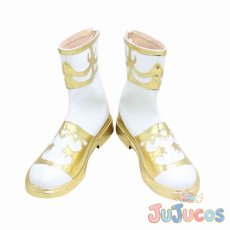 画像2: 豊聡耳神子　東方心綺楼　コスプレ靴　東方Project　コスプレブーツ　JUJUcosplay (2)