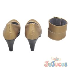 画像4: VTuber　森美声　Mori Calliope　初期2D　コスプレ靴　バーチャルYouTuber　コスプレブーツ　JUJUcosplay (4)