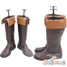 画像1: リンク　コスプレ靴　ゼルダの伝説 ブレスオブザワイルド　コスプレブーツ　JUJUcosplay (1)