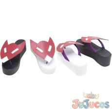 画像1: 狐ヶ咲甘色　コスプレ靴　#コンパス 戦闘摂理解析システム　コスプレブーツ　JUJUcosplay (1)