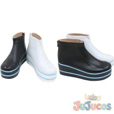 画像1: 初音ミク　マジカルミライ2020　コスプレ靴　VOCALOID　コスプレブーツ　JUJUcosplay (1)