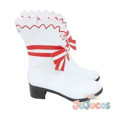 画像3: VTuber　田中ヒメ　藍の華　ライブ衣装　コスプレ靴　バーチャルYouTuber　コスプレブーツ　JUJUcosplay (3)