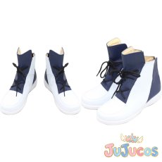 画像1: 太鼓鐘貞宗　内番　コスプレ靴　刀剣乱舞　コスプレブーツ　JUJUcosplay (1)