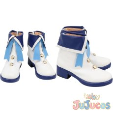 画像1: 天童アリス　アイドル衣装　コスプレ靴　ブルーアーカイブ　コスプレブーツ　JUJUcosplay (1)