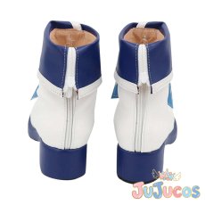 画像4: 天童アリス　アイドル衣装　コスプレ靴　ブルーアーカイブ　コスプレブーツ　JUJUcosplay (4)