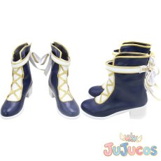 画像1: あんスタ　スカウト！ホワイトブリム　姫宮桃李　コスプレ靴　あんさんぶるスターズ！　コスプレブーツ　JUJUcosplay (1)