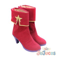 画像3: KOF15　麻宮アテナ　コスプレ靴　ザ・キング・オブ・ファイターズ15　コスプレブーツ　JUJUcosplay (3)