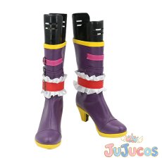 画像2: 音城セイラ　ルージュドリーム　コスプレ靴　アイカツ!　コスプレブーツ　JUJUcosplay (2)