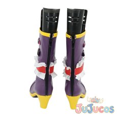 画像4: 音城セイラ　ルージュドリーム　コスプレ靴　アイカツ!　コスプレブーツ　JUJUcosplay (4)
