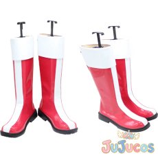 画像1: エミー・ローズ　コスプレ靴　ソニック・ザ・ヘッジホッグ　コスプレブーツ　JUJUcosplay (1)