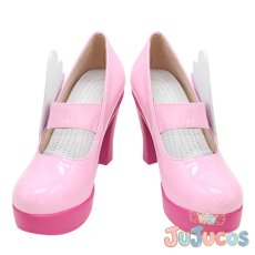画像2: 夢見りあむ　コスプレ靴　アイドルマスター シンデレラガールズ　コスプレブーツ　JUJUcosplay (2)