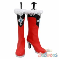 画像2: プリコネ　プリコネR　Princess Connect!　イリヤ(クリスマス)　コスプレ靴　プリンセスコネクト!Re:Dive　コスプレブーツ　JUJUcosplay (2)