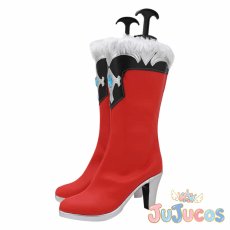 画像3: プリコネ　プリコネR　Princess Connect!　イリヤ(クリスマス)　コスプレ靴　プリンセスコネクト!Re:Dive　コスプレブーツ　JUJUcosplay (3)