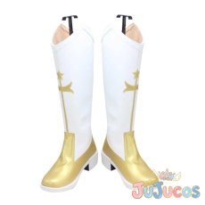 画像2: 巴 マミ　コスプレ靴　魔法少女まどか☆マギカ　コスプレブーツ　JUJUcosplay (2)