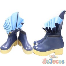 画像1: VTuber　星街すいせい　1stソロライブ衣装　コスプレ靴　バーチャルYouTuber　コスプレブーツ　JUJUcosplay (1)