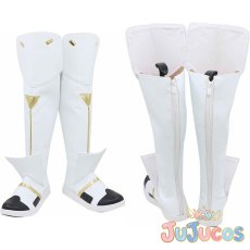 画像1: セナ　コスプレ靴　ゼノブレイド3　コスプレブーツ　JUJUcosplay (1)