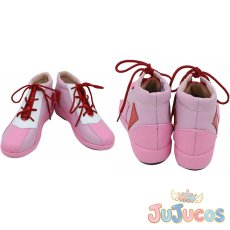 画像1: 日奈森あむ　アミュレットハート　コスプレ靴　しゅごキャラ!　コスプレブーツ　JUJUcosplay (1)