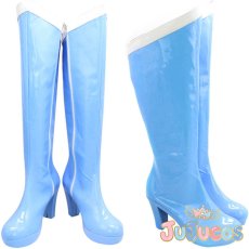 画像1: 水野亜美　コスプレ靴　美少女戦士セーラームーン　コスプレブーツ　JUJUcosplay (1)