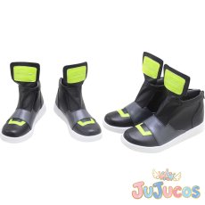 画像1: レベッカ　コスプレ靴　サイバーパンク エッジランナーズ　コスプレブーツ　JUJUcosplay (1)