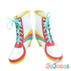 画像2: アグネスデジタル　勝負服　コスプレ靴　ウマ娘プリティーダービー　コスプレブーツ　JUJUcosplay (2)