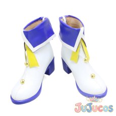 画像2: 阿慈谷ヒフミ　コスプレ靴　ブルーアーカイブ　コスプレブーツ　JUJUcosplay (2)