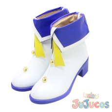 画像3: 阿慈谷ヒフミ　コスプレ靴　ブルーアーカイブ　コスプレブーツ　JUJUcosplay (3)