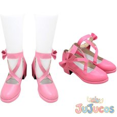 画像1: 丸山彩　Pastel*Palettes　コスプレ靴　BanG Dream!（バンドリ！）　コスプレブーツ　JUJUcosplay (1)