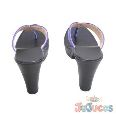 画像4: 西行寺幽々子　東方妖々夢　コスプレ靴　東方Project　コスプレブーツ　JUJUcosplay (4)