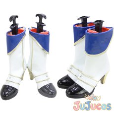 画像1: VTuber　叶(かなえ)　ChroNoiR（くろのわーる）　コスプレ靴　バーチャルYouTuber　コスプレブーツ　JUJUcosplay (1)