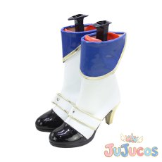 画像3: VTuber　叶(かなえ)　ChroNoiR（くろのわーる）　コスプレ靴　バーチャルYouTuber　コスプレブーツ　JUJUcosplay (3)