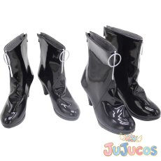 画像1: Vtuber　獅白ぼたん　初期衣装　コスプレ靴　バーチャルYouTuber　コスプレブーツ　JUJUcosplay (1)